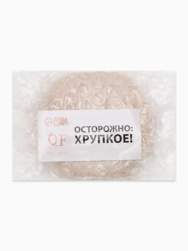 Зеркало складное &laquo;Мех&raquo;, d=8 см, с увеличением, с искусственным мехом, бежевое