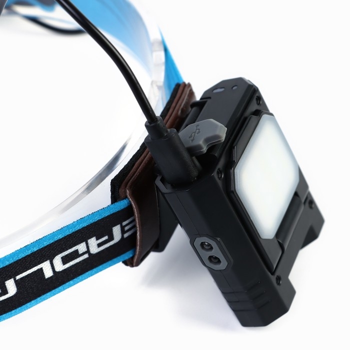 Фонарь налобный аккумуляторный, 6 Вт, 1400 мАч, 400 лм, XPG, 2835SMD, 6 режимов Фонарь налобный аккумуляторный, 6 Вт, 1400 мАч, 400 лм, XPG, 2835SMD, 6 режимов