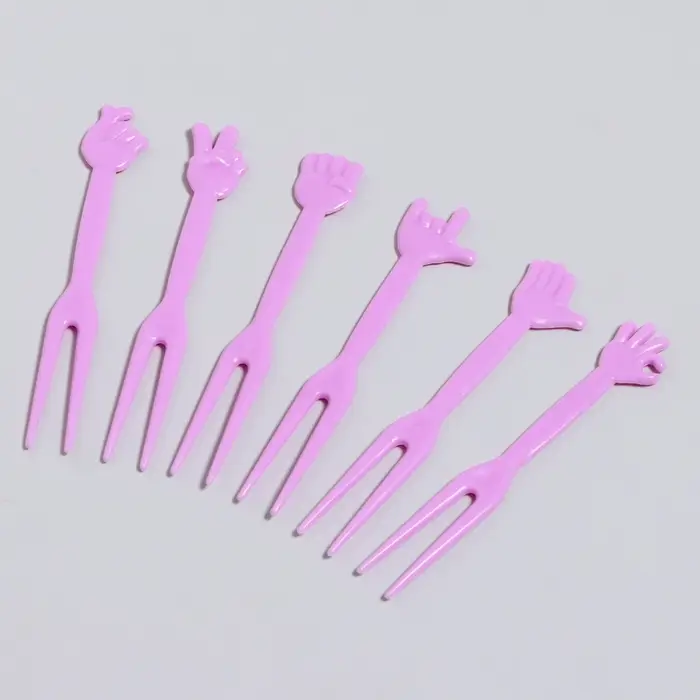 Шпажки для канапе «Рука», набор 24 шт., МИКС Шпажки для канапе «Рука», набор 24 шт., МИКС