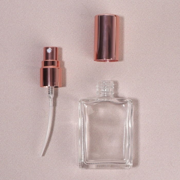 Флакон для парфюма, с распылителем, 15 мл, цвет розовое золото Флакон для парфюма, с распылителем, 15 мл, цвет розовое золото