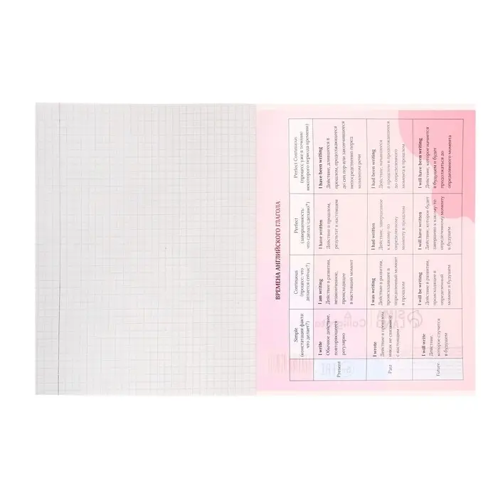 Тетрадь предметная 36 листов в клетку Calligrata &laquo;Животные мемы. Английский язык&raquo;, обложка мелованная, серые листы