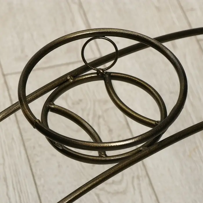 Подставка для цветов, напольная, на 3 горшка, d = 14 см, бронзовая, «Арка» Подставка для цветов, напольная, на 3 горшка, d = 14 см, бронзовая, «Арка»