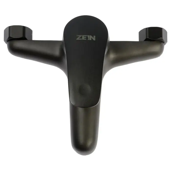 Смеситель для ванны ZEIN Z3839, однорычажный, душевой набор, лейка 5 режимов, графит