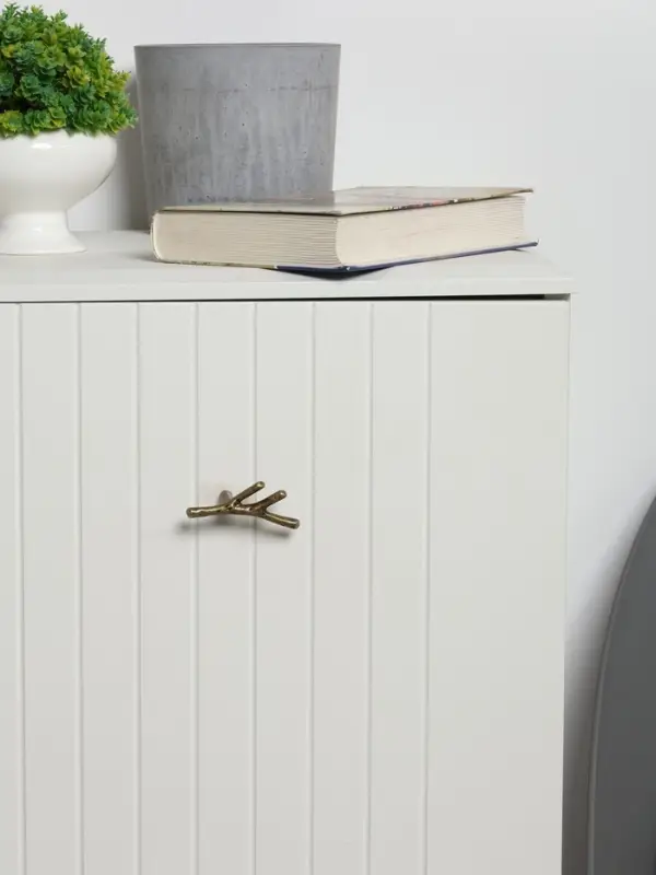 Ручка-кнопка CAPPIO &laquo;Ветка&raquo;, цвет старинная бронза