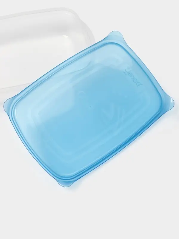 Набор контейнеров для хранения еды Darel plastic &laquo;Трио&raquo;, 3 шт., 700 мл, пластик, прозрачный, крышка МИКС