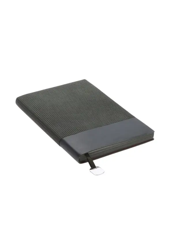 Ежедневник недатированный формат А5, 80л, линия, с ручкой, подар коробка, Зеленый