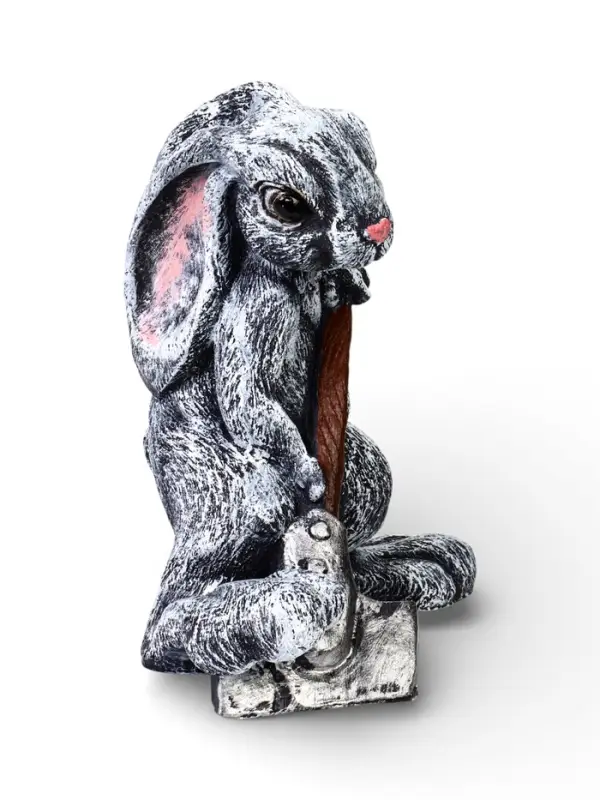 Садовая Фигура 35 х 30 х 18 см полистоун Заяц с лопатой