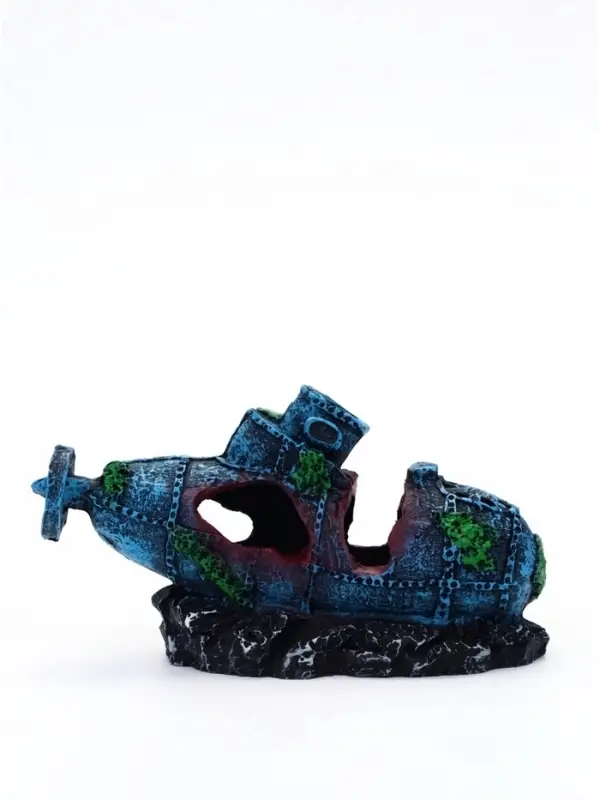 Декор для аквариума &laquo;Подводная лодка&raquo;, 16.3&times;6.5&times;8.5 см