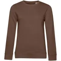 Свитшот женский BNC Inspire (Organic), коричневый (мокко), размер XXL