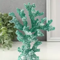 Сувенир полистоун "Коралл голубой" 14,5х5,5х17,5 см Сувенир полистоун "Коралл голубой" 14,5х5,5х17,5 см