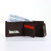 Портмоне мужское &laquo;Идрис&raquo;, на магнитах, коричневое
