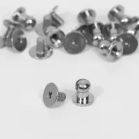 Кобурный винт d=5/6&times;8 мм, 10 шт., цвет серебряный