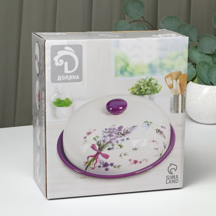 Блинница Доляна «Зайка», d=23 см, цвет белый Блинница Доляна «Зайка», d=23 см, цвет белый