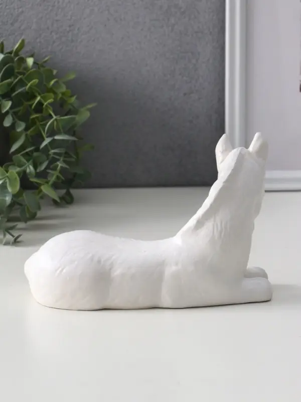 Фигура «Лошадь», 12.5×20×10 см, натуральный, гипс