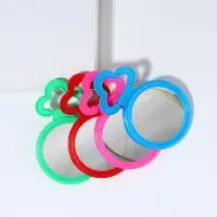 Зеркало настольное, круглое, настенное, 8&times;13.5 см, (d=6.7 см), МИКС