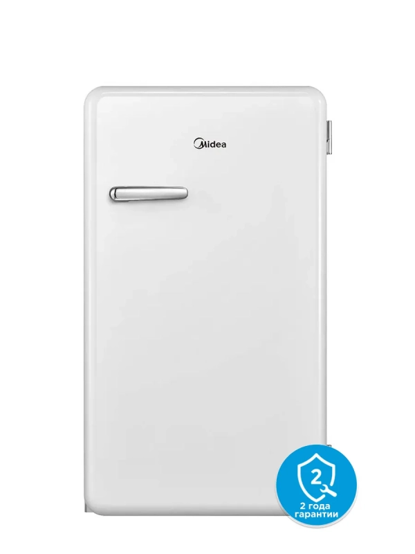 Холодильник MDRD142SLF01, белый, однокамерный, 93 л, ретро Холодильник MDRD142SLF01, белый, однокамерный, 93 л, ретро