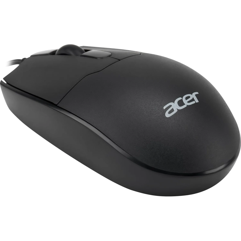Мышь компьютерная Acer OMW126 черный оптическая (1200dpi) USB (2but)