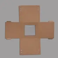 Коробка для торта, с окном, крафт, 30&times;30&times;30 см