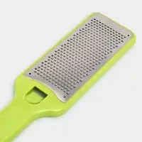 Тёрка для сыра с ручкой Доляна Brighty, 28.2&times;6.9&times;1.2 см, 301 сталь, мелкая сетка, салатовая