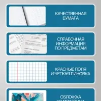Предметная тетрадь по химии Hatber &laquo;Искусство Азии&raquo;, 48 листов, в клетку, со справочным материалом, пластиковая обложка с печатью