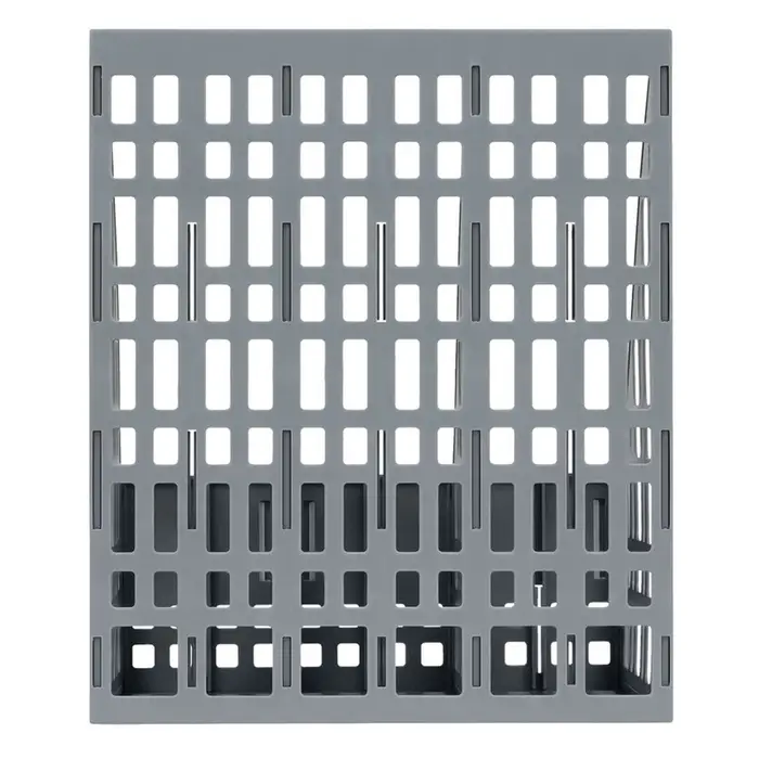 Лоток для бумаг LINE, А4, сборный, вертикальный, 3 отделения, серый