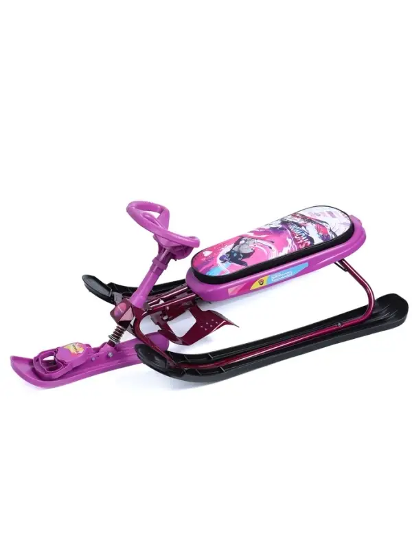 Снегокат &laquo;Ника кросс&raquo; Slalom, розовый, фиолетовый, СНК/SL Nika Kids