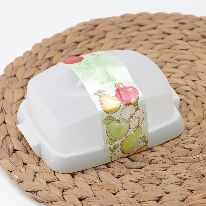 Маслёнка «Таира», 16,5×12 см, цвет серый Маслёнка «Таира», 16,5×12 см, цвет серый