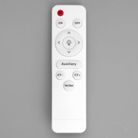 Люстра с ПДУ 1221/1BK LED 90Вт 3000-6000К черный 50х50х9 см BayerLux