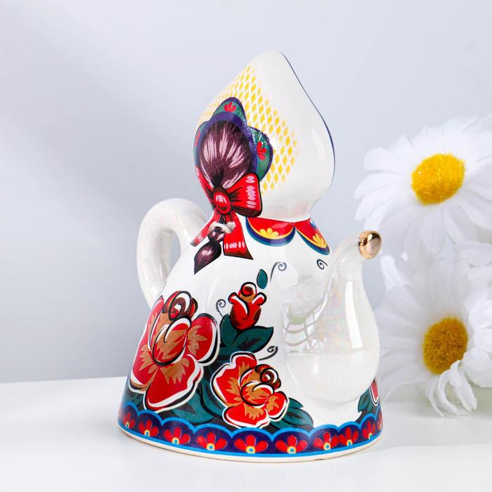 Колокольчик Кукла на чайнике, 10 см, микс Колокольчик Кукла на чайнике, 10 см, микс