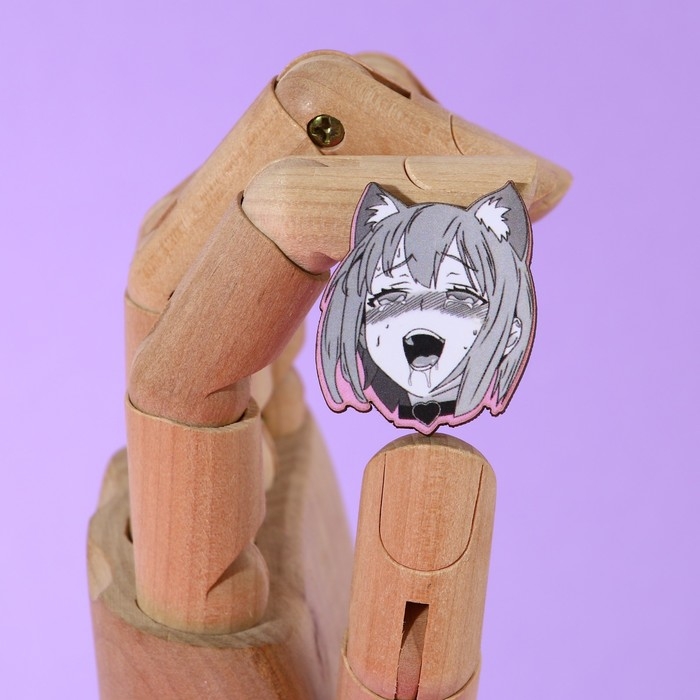 Значок деревянный «Комикс», аниме, 2,9 х 3,3 см Значок деревянный «Комикс», аниме, 2,9 х 3,3 см