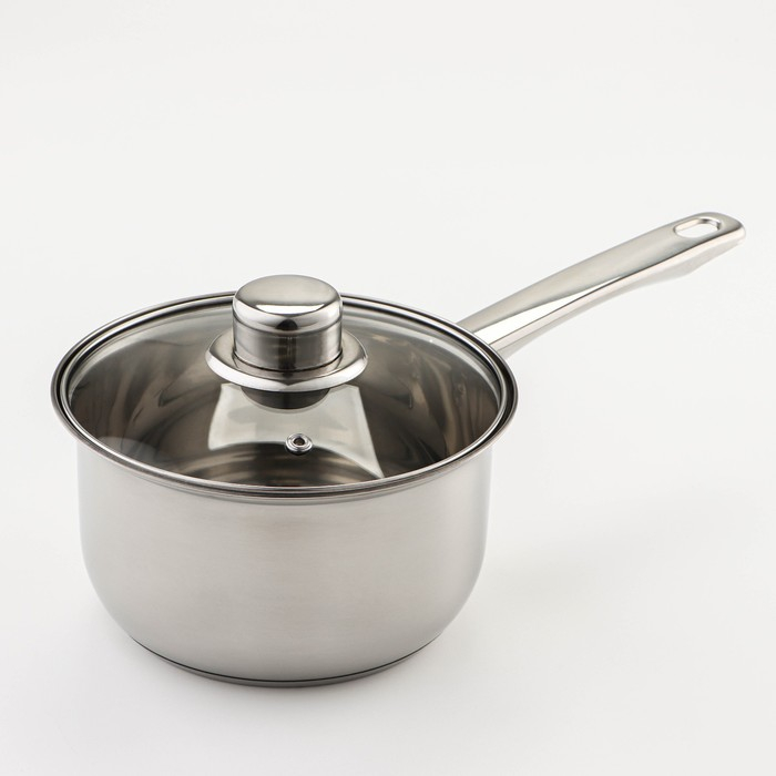 Набор посуды из нержавеющей стали Доляна «Классика», 8 предметов: ковш 1,5 л, 2 кастрюли 2/3 л, сковорода d=24 см, крышки, стенки 0,3 мм, дно 5 мм Набор посуды из нержавеющей стали Доляна «Классика», 8 предметов: ковш 1,5 л, 2 кастрюли 2/3 л, сковорода d=24 см, крышки, стенки 0,3 мм, дно 5 мм