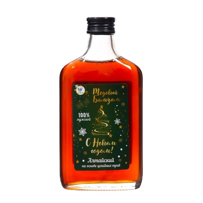 Новогодний медовый бальзам алтайский Новогодний медовый бальзам алтайский "Мужской", 250 мл