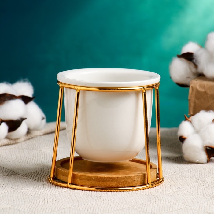 Горшок на подставке  Горшок на подставке "Сосуд" 11х10см