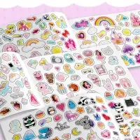 250 наклеек &laquo;Для девочек&raquo;, 8 стр.