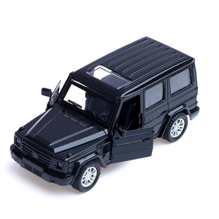 Машина «Внедорожник», инерция, световые и звуковые эффекты, 1:32, цвет чёрный Машина «Внедорожник», инерция, световые и звуковые эффекты, 1:32, цвет чёрный