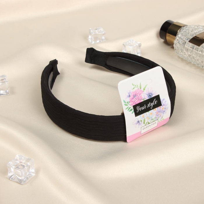 Ободок для волос Ободок для волос "Жаннет" классик, 3 см, чёрный