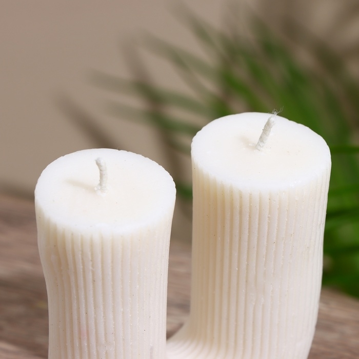 Свеча  Свеча "U" 3х7х8 см, cоевый воск