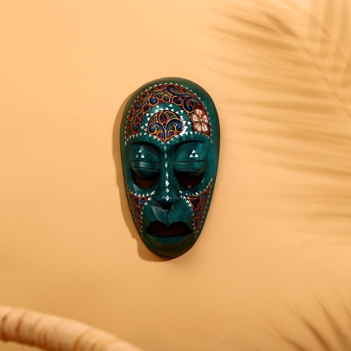 Маска Маска "Ломбок стайл" дерево 23х15х6 см