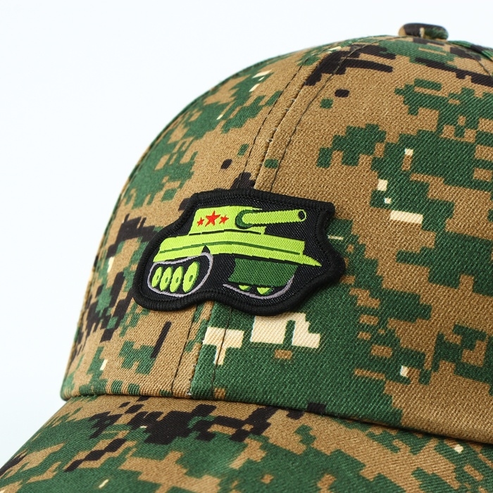 Карнавальная кепка «Военный», нашивка-танк, р. 52–54 Карнавальная кепка «Военный», нашивка-танк, р. 52–54