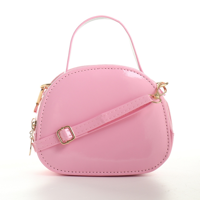 Сумка детская для девочки на молнии «Выбражулька», цвет розовый