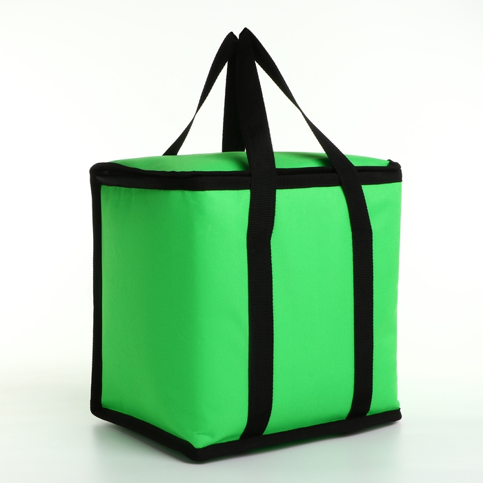 Термосумка на молнии, 18 л, цвет зелёный Термосумка на молнии, 18 л, цвет зелёный