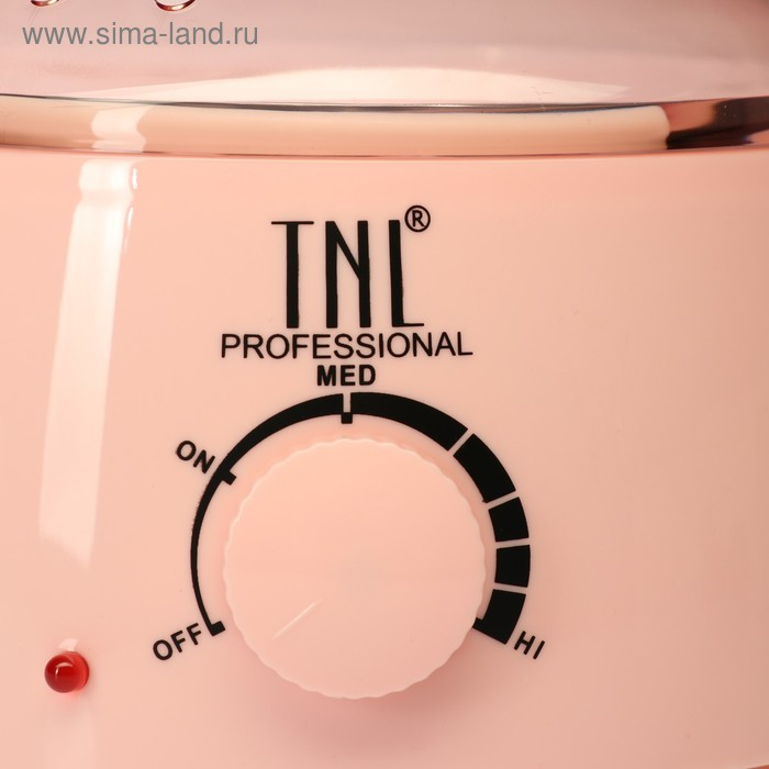 Воскоплав TNL wax 100, баночный 100 Вт, 400 мл, 35-100 ºС, розовый