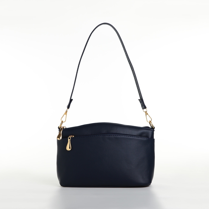 Сумка женская кросс-боди на молнии, цвет синий Сумка женская кросс-боди на молнии, цвет синий