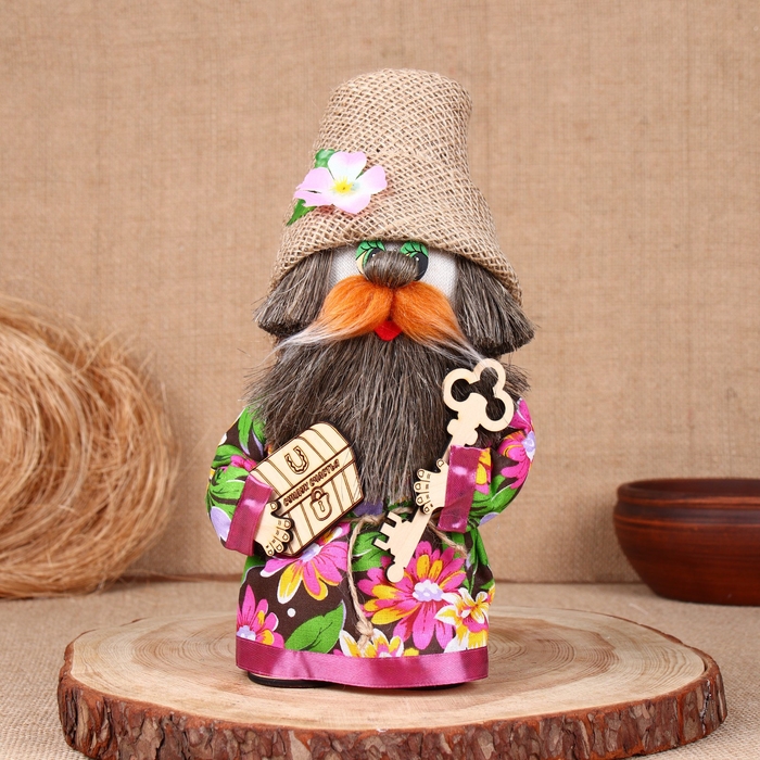 Оберег Оберег "Домовой Счастливчик", 19 см