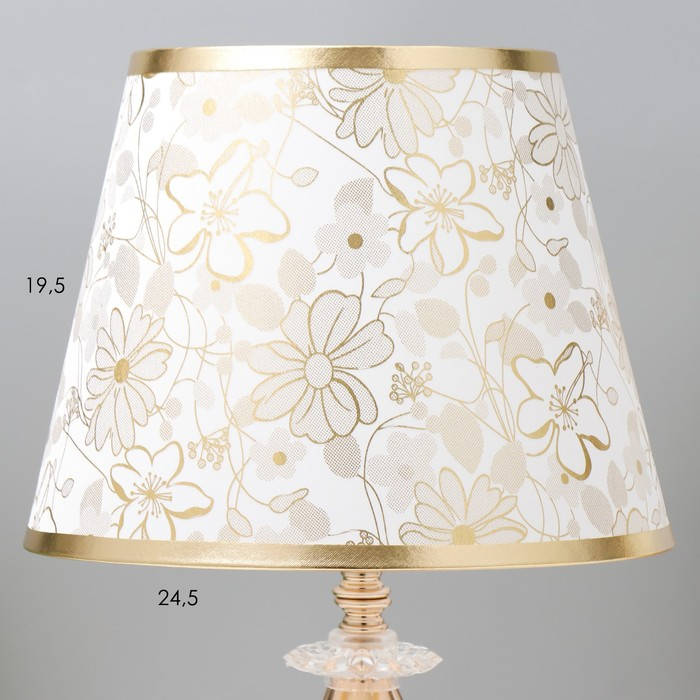 Лампа настольная Лампа настольная "Мурайя" E27 40W низ с подсветкой 24х24х40,5 см