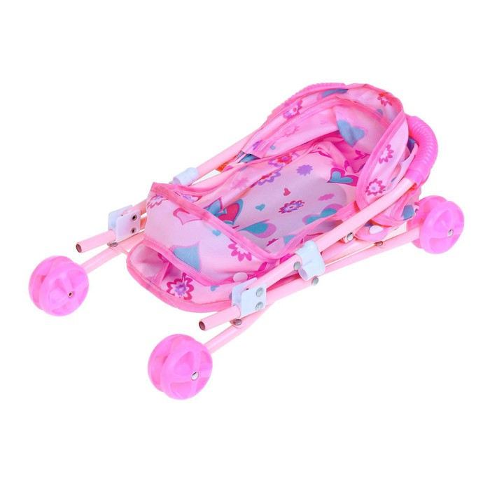 Коляска для куклы прогулочная с аксессуарами, WINX, металл Коляска для куклы прогулочная с аксессуарами, WINX, металл