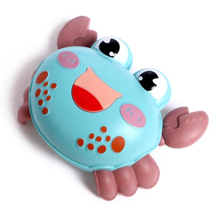 Игрушка инерционная «Крабик», двигается от нажатия, цвета МИКС Игрушка инерционная «Крабик», двигается от нажатия, цвета МИКС