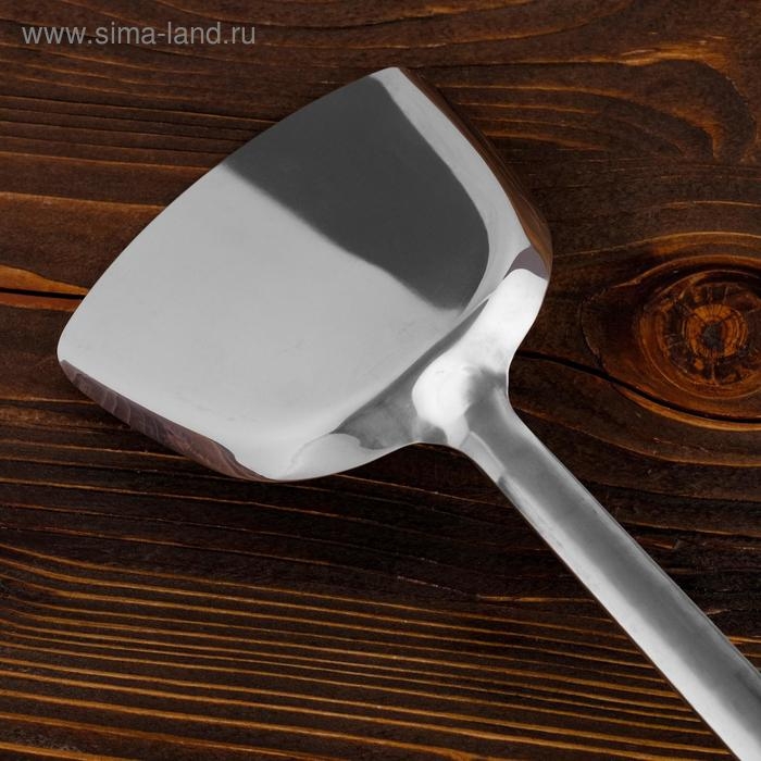 Лопатка для казана узбекская 45см, ширина 12см, с деревянной ручкой Лопатка для казана узбекская 45см, ширина 12см, с деревянной ручкой