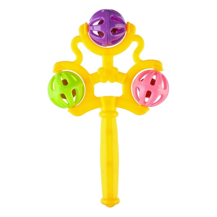 Погремушка «Первая игрушка», цвет МИКС, Крошка Я Погремушка «Первая игрушка», цвет МИКС, Крошка Я