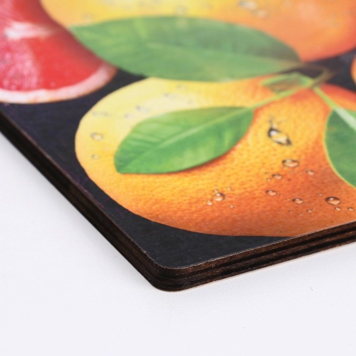 Доска разделочная  Доска разделочная "Сочный грейпфрут"  27х18 см